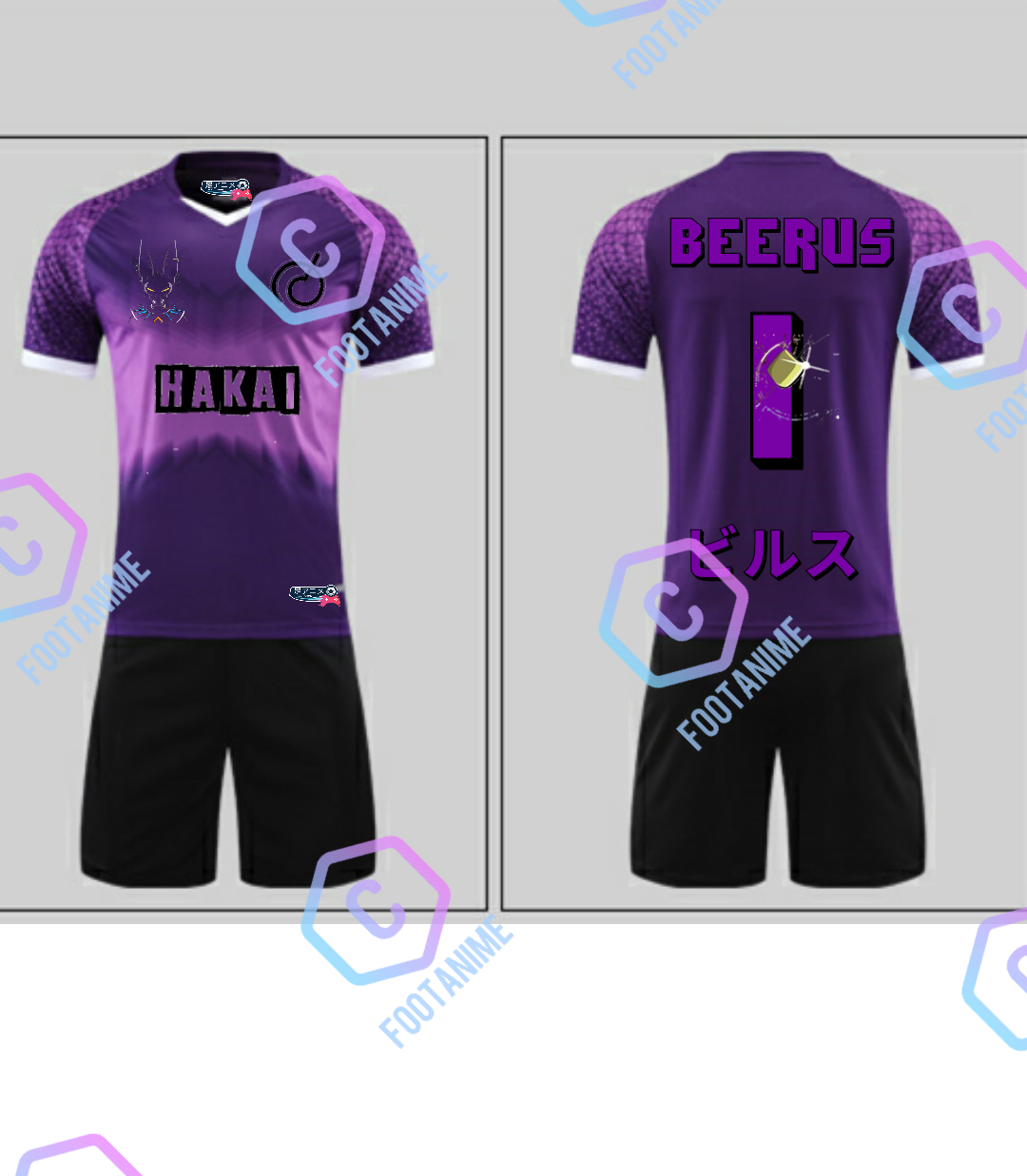 Maillot de football dragon ball