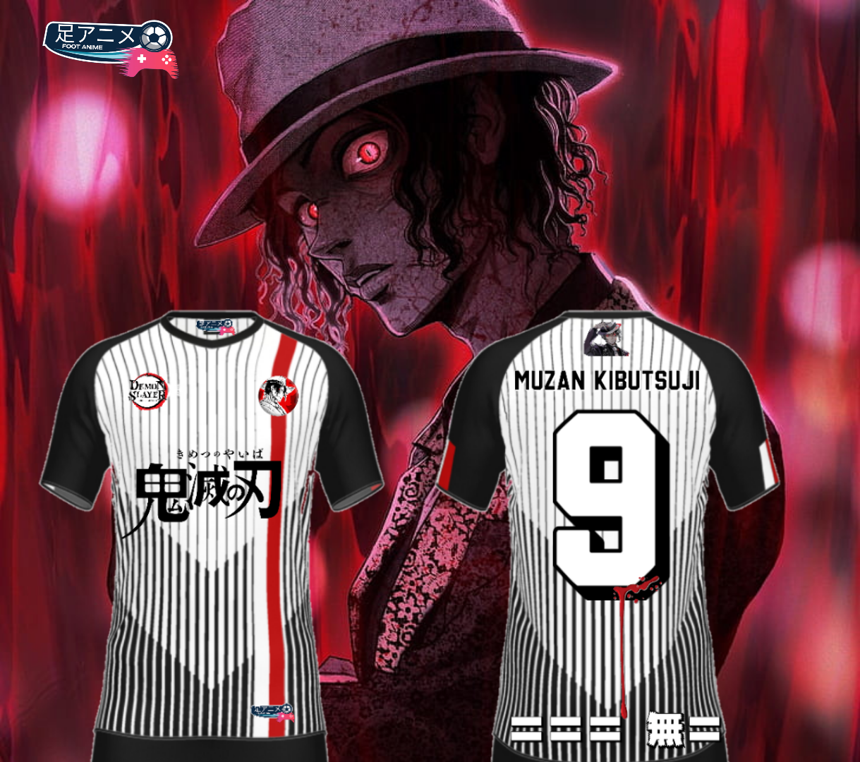 Maillot de football demon slayer Muzan