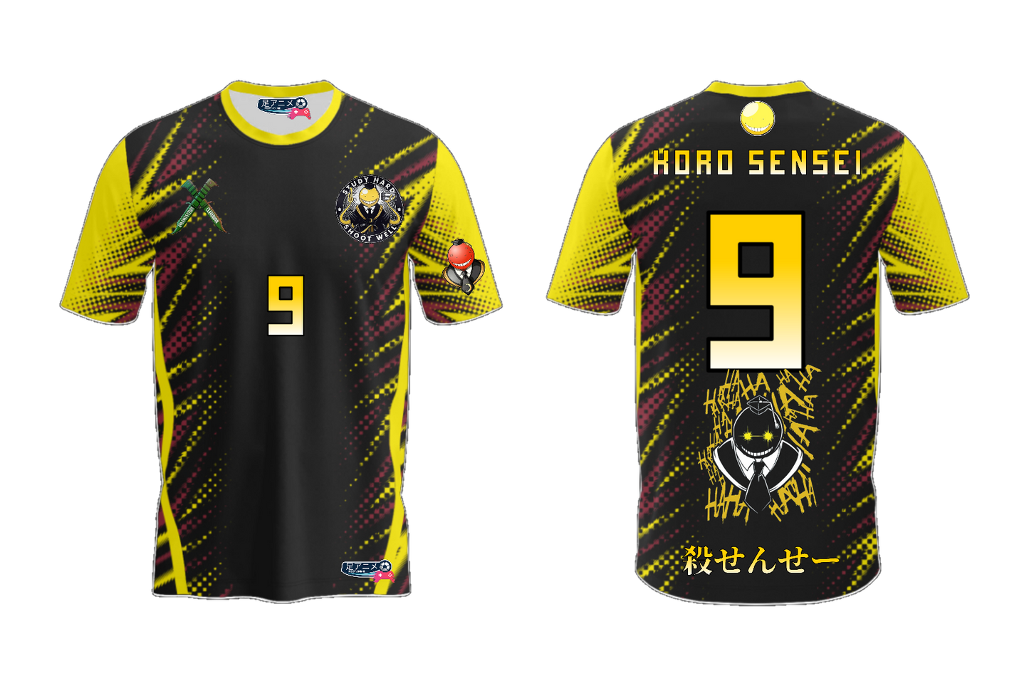 Maillot de football Assassination Classroom "Koro Sensei"