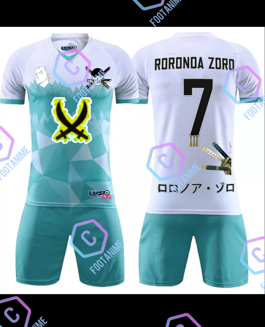 Maillot de football One Piece "Roronoa Zoro"