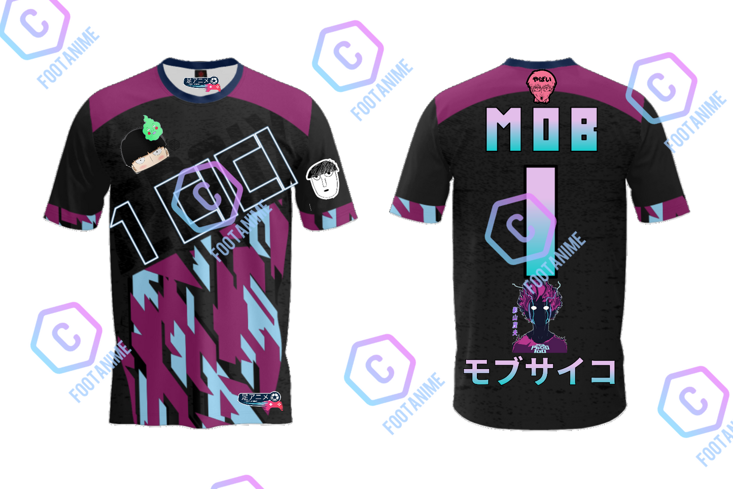 Maillot de football "Mob Psycho 100"