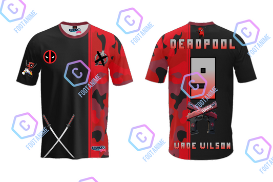 Maillot de football Marvel "DeadPool"