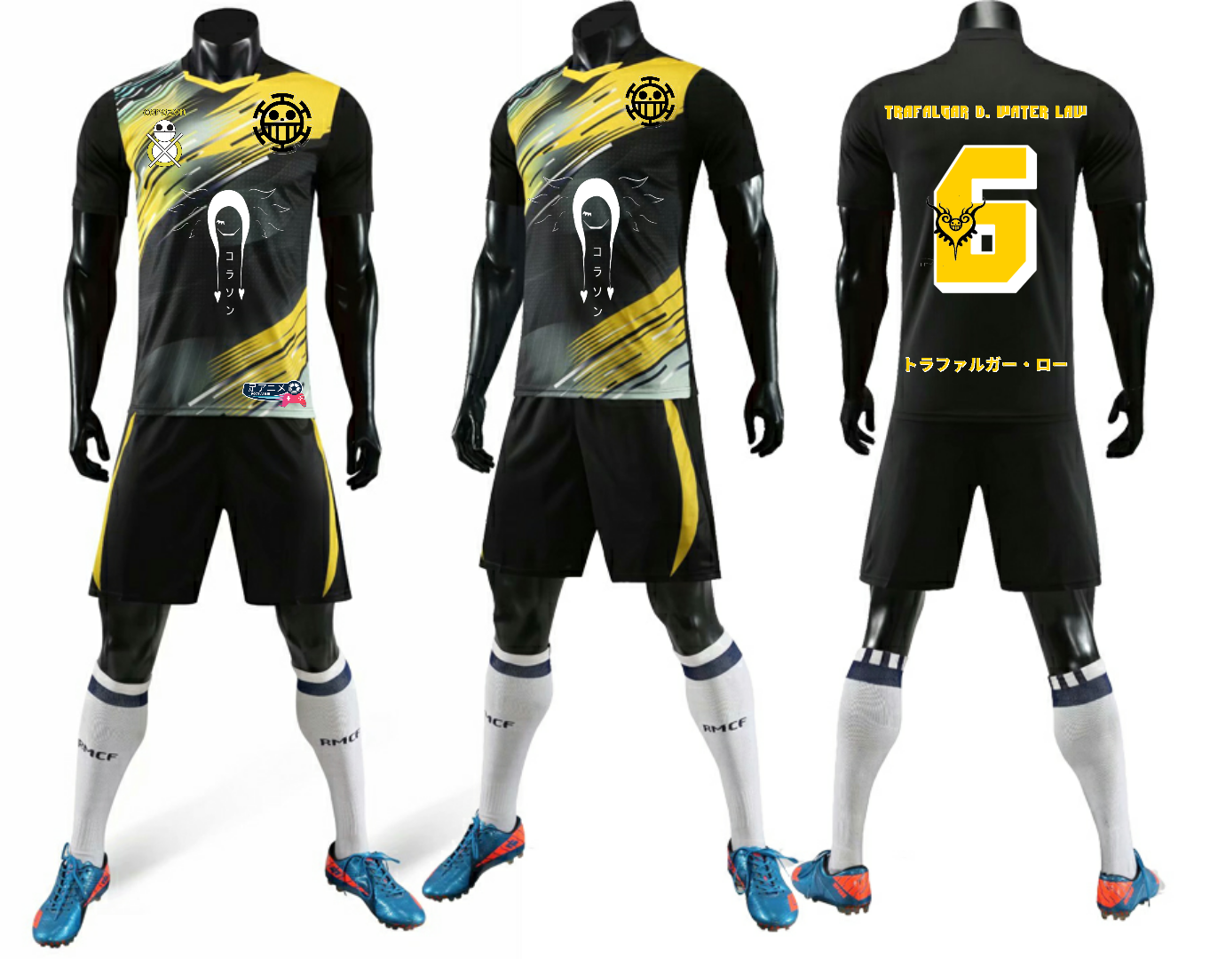 Maillot de football One piece "Trafalgar D. Water Law"