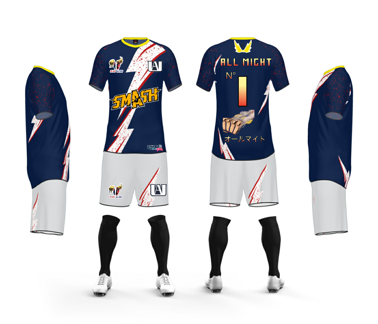 Maillot de Football My Hero Academia "All Might"